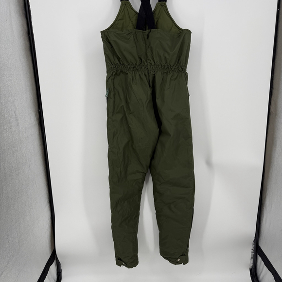 Vintage Edco Insulated Winter Bib Overalls Nylon Military Green Men 30 x 32 - Picture 3 of 15